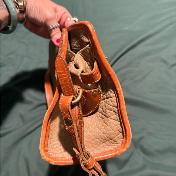 Dooney & Bourke Brown Leather Crossbody Bag - Picture 5 of 10